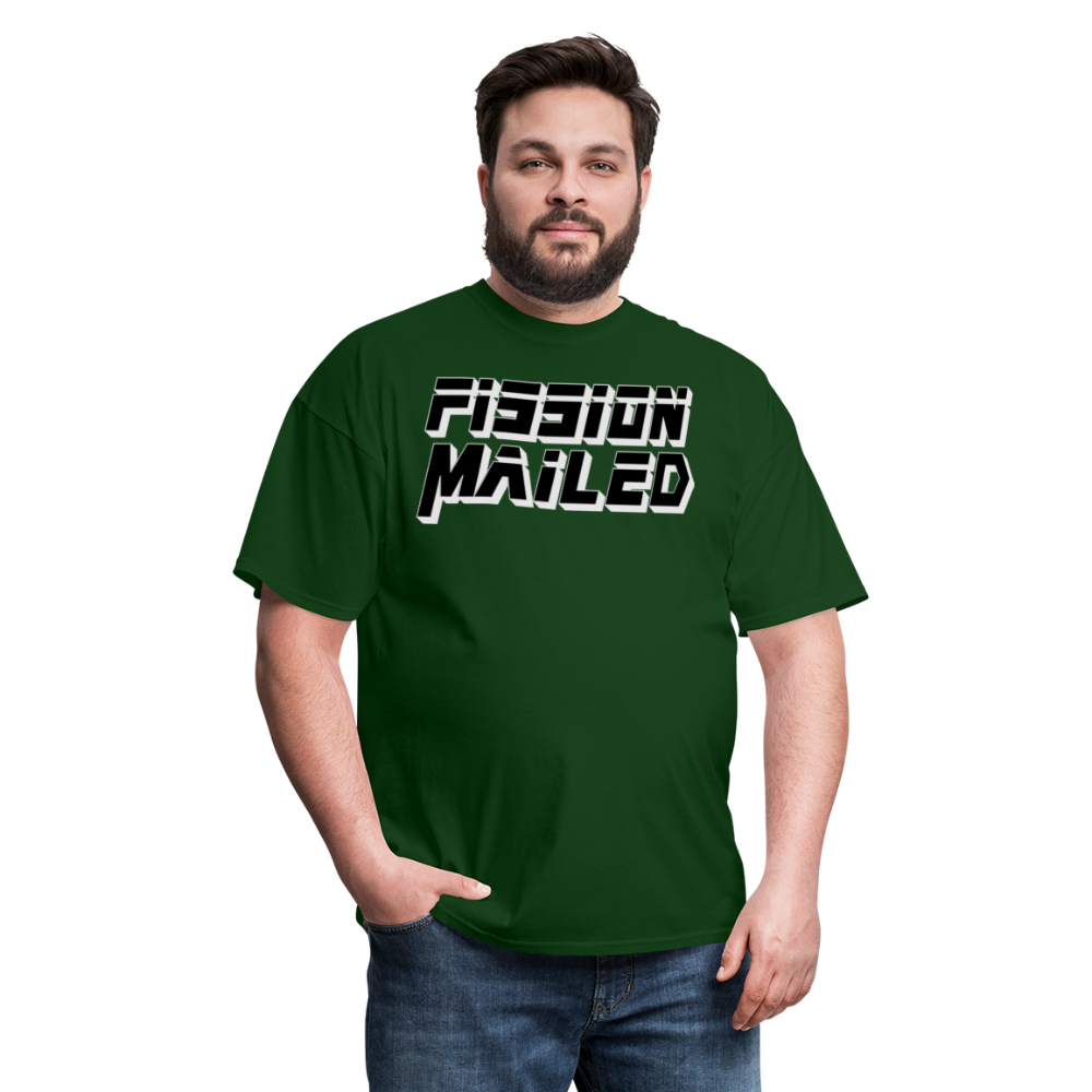 Fission Mailed Black & Gray Shadow Funny Videogame Quote & Meme Unisex Classic T-Shirt - forest green