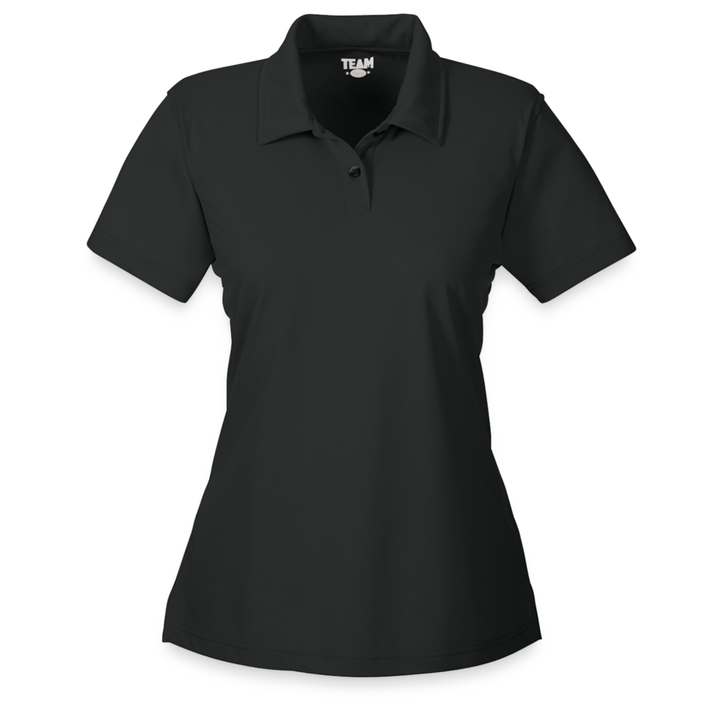 Customizable Ladies' Command Snag Protection Polo ADD YOUR OWN PHOTO, IMAGES, DESIGNS, QUOTES AND MORE - black