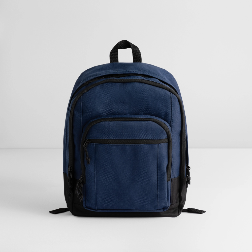 Customizable Basic Backpack ADD YOUR OWN PHOTO, IMAGES, DESIGNS, QUOTES AND MORE - navy
