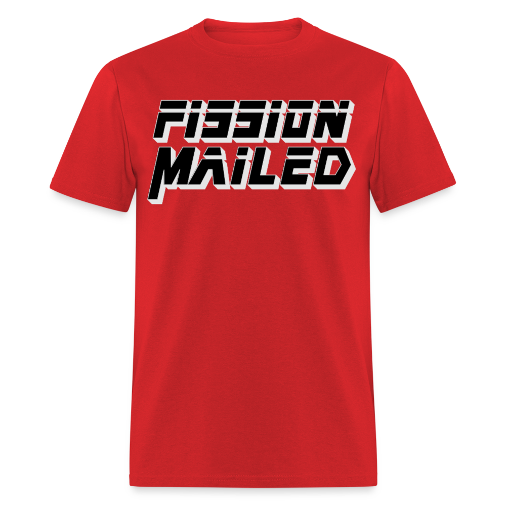 Fission Mailed Black & Gray Shadow Funny Videogame Quote & Meme Unisex Classic T-Shirt - red