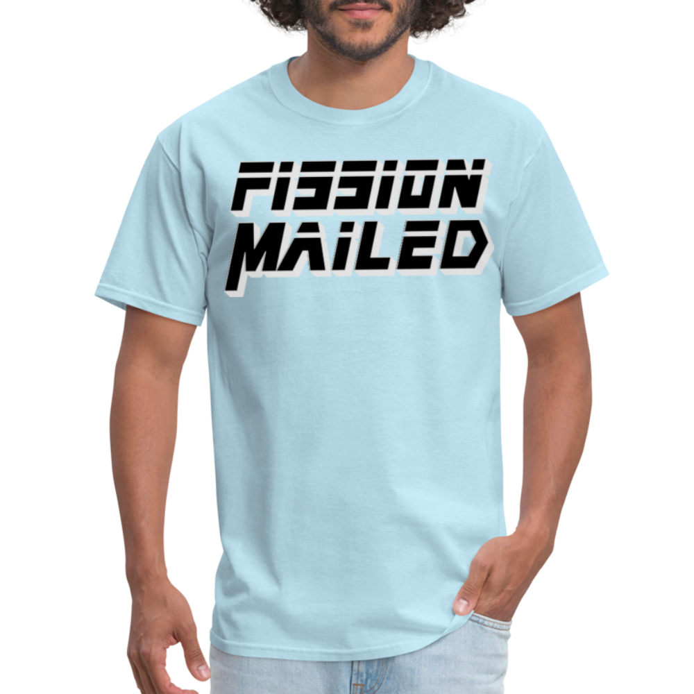 Fission Mailed Black & Gray Shadow Funny Videogame Quote & Meme Unisex Classic T-Shirt - powder blue