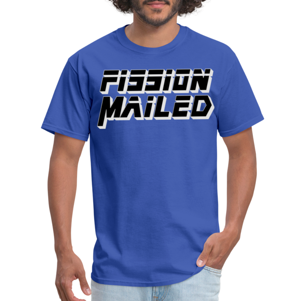 Fission Mailed Black & Gray Shadow Funny Videogame Quote & Meme Unisex Classic T-Shirt - royal blue