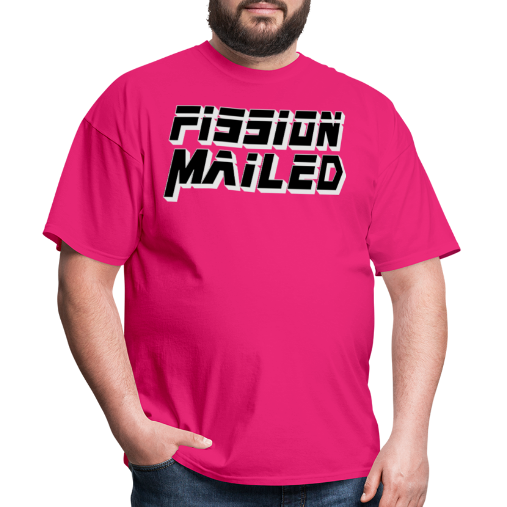 Fission Mailed Black & Gray Shadow Funny Videogame Quote & Meme Unisex Classic T-Shirt - fuchsia