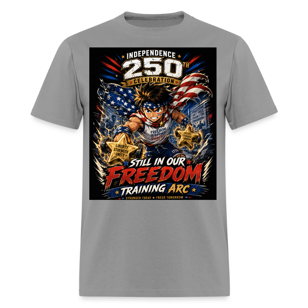 Patriotic T Shirt for July 4th Fans: Anime Hero Graphic - rock