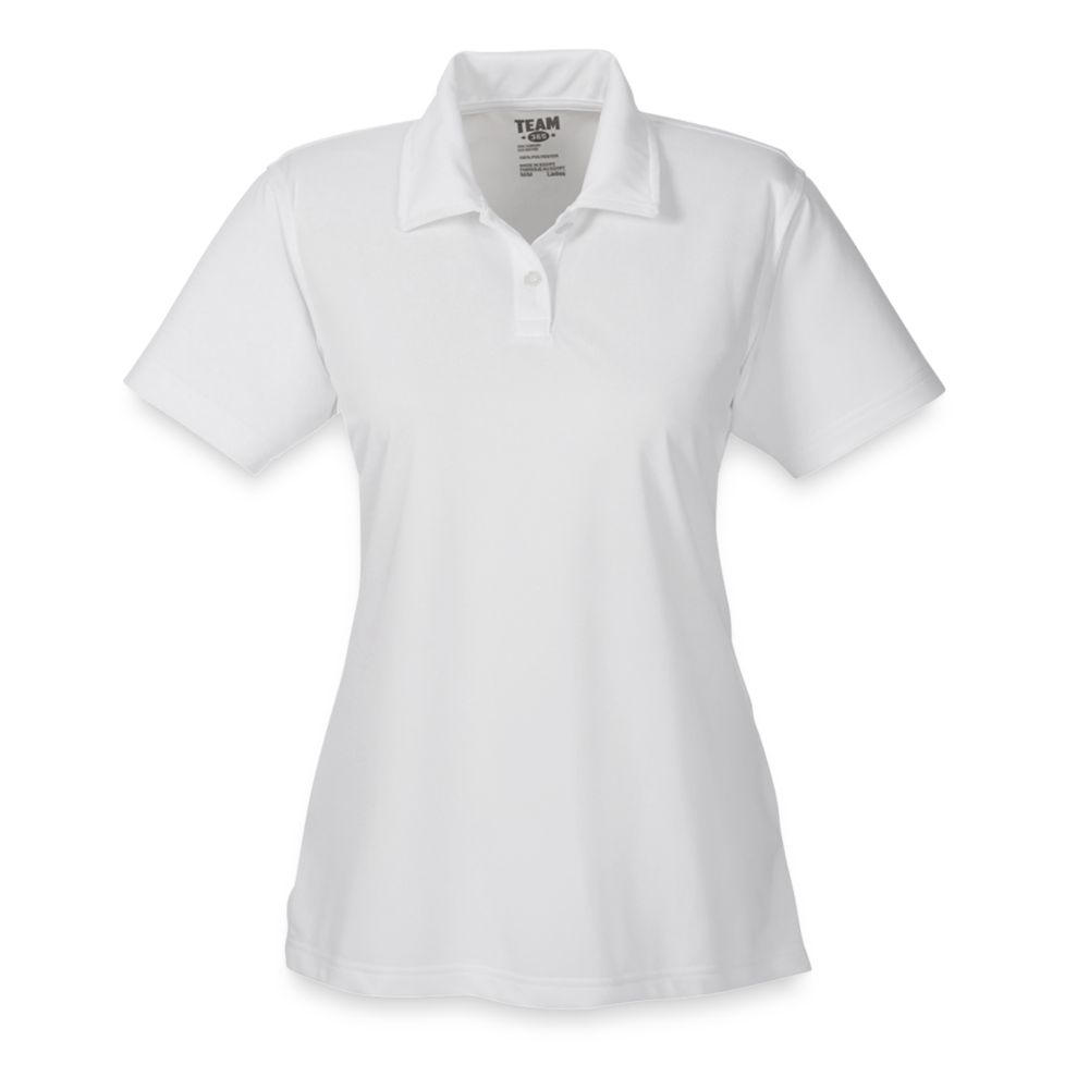 Customizable Ladies' Command Snag Protection Polo ADD YOUR OWN PHOTO, IMAGES, DESIGNS, QUOTES AND MORE - white