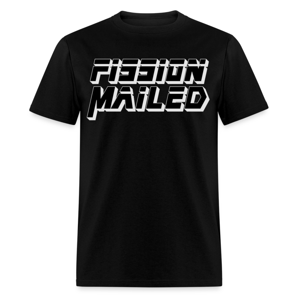 Fission Mailed Black & Gray Shadow Funny Videogame Quote & Meme Unisex Classic T-Shirt - black