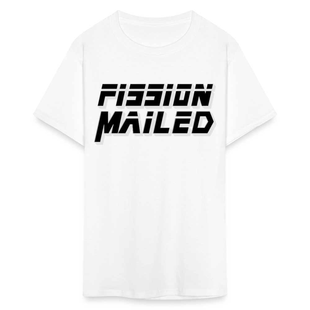 Fission Mailed Black & Gray Shadow Funny Videogame Quote & Meme Unisex Classic T-Shirt - white