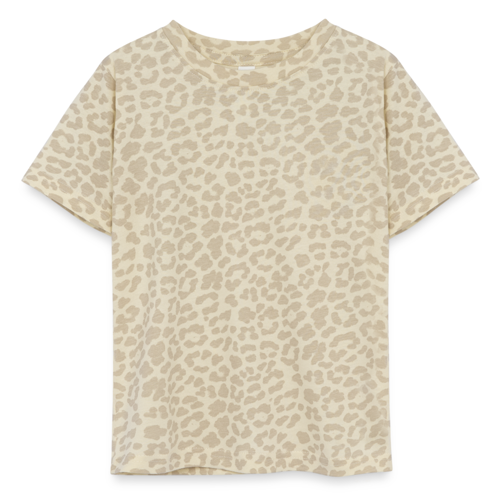 Customizable Toddler Fine Jersey T-Shirt ADD YOUR OWN PHOTO, IMAGES, DESIGNS, QUOTES AND MORE - natural Leopard