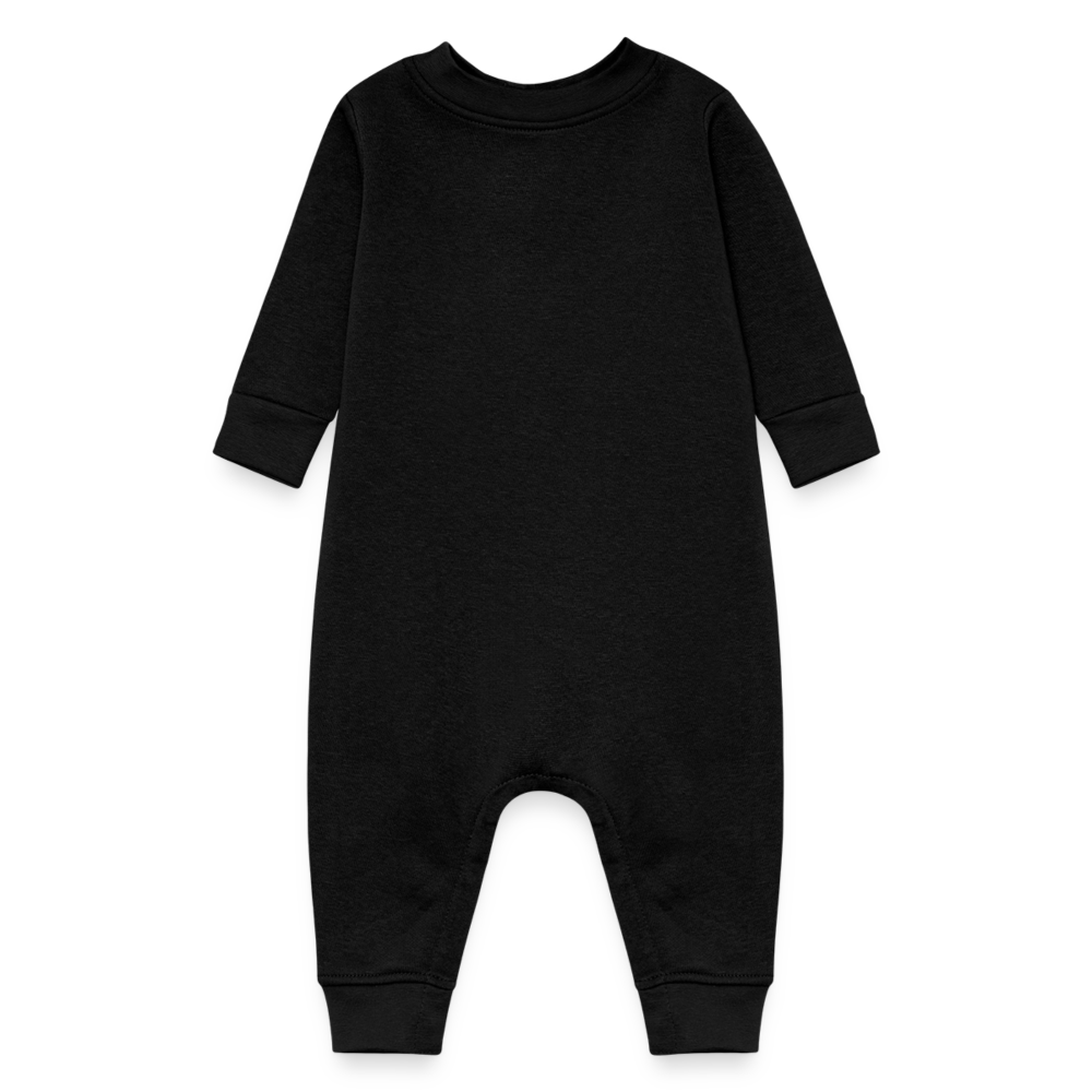 Customizable Baby Fleece One Piece ADD YOUR OWN PHOTO, IMAGES, DESIGNS, QUOTES AND MORE - black