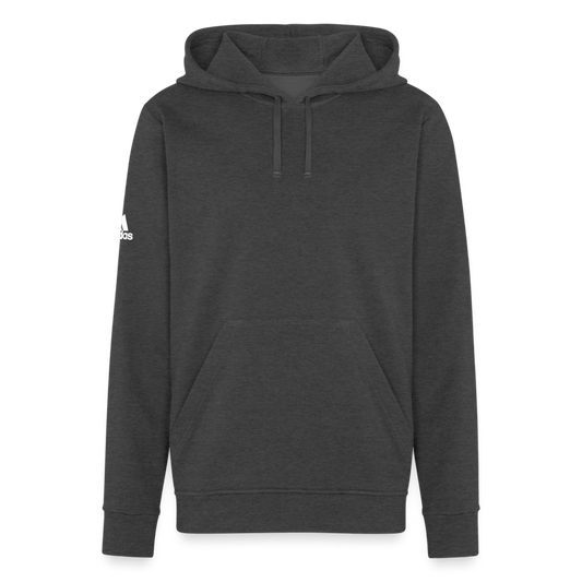 Customizable Adidas Unisex Fleece Hoodie ADD YOUR OWN PHOTO, IMAGES, DESIGNS, QUOTES AND MORE - charcoal grey