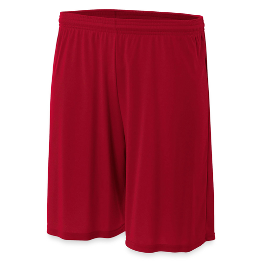 Customizable Adult 7" Inseam Cooling Performance Shorts ADD YOUR OWN PHOTO, IMAGES, DESIGNS, QUOTES AND MORE - cardinal