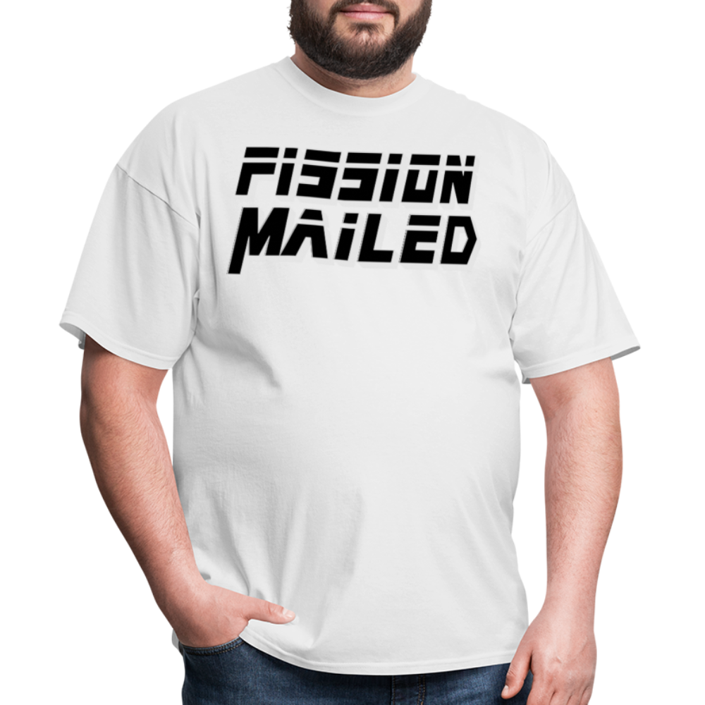 Fission Mailed Black & Gray Shadow Funny Videogame Quote & Meme Unisex Classic T-Shirt - white