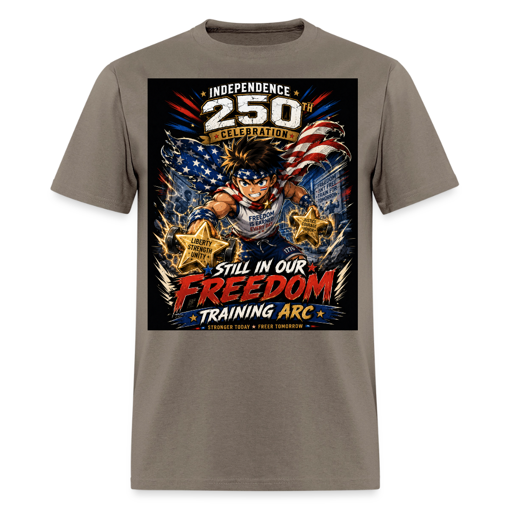 Patriotic T Shirt for July 4th Fans: Anime Hero Graphic - safari