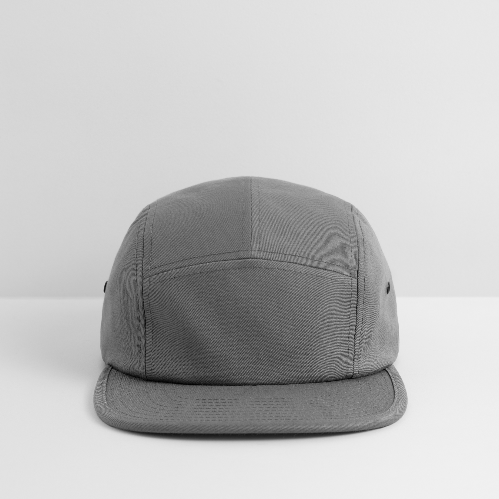 Customizable Jockey Camper Cap ADD YOUR OWN PHOTO, IMAGES, DESIGNS, QUOTES AND MORE - light gray