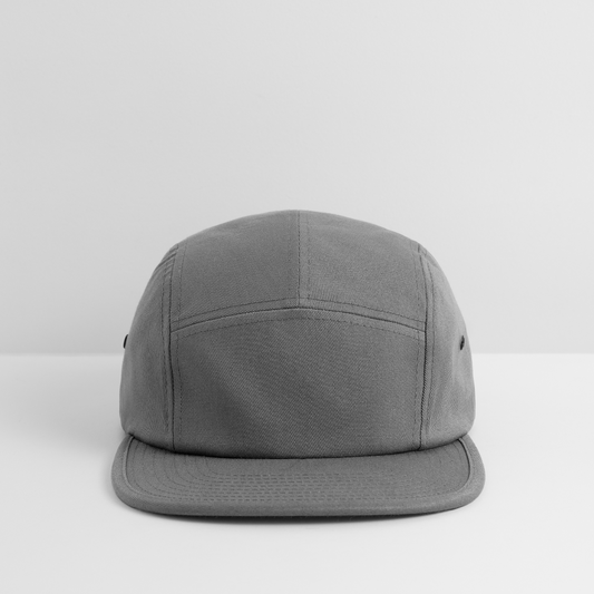 Customizable Jockey Camper Cap ADD YOUR OWN PHOTO, IMAGES, DESIGNS, QUOTES AND MORE - light gray