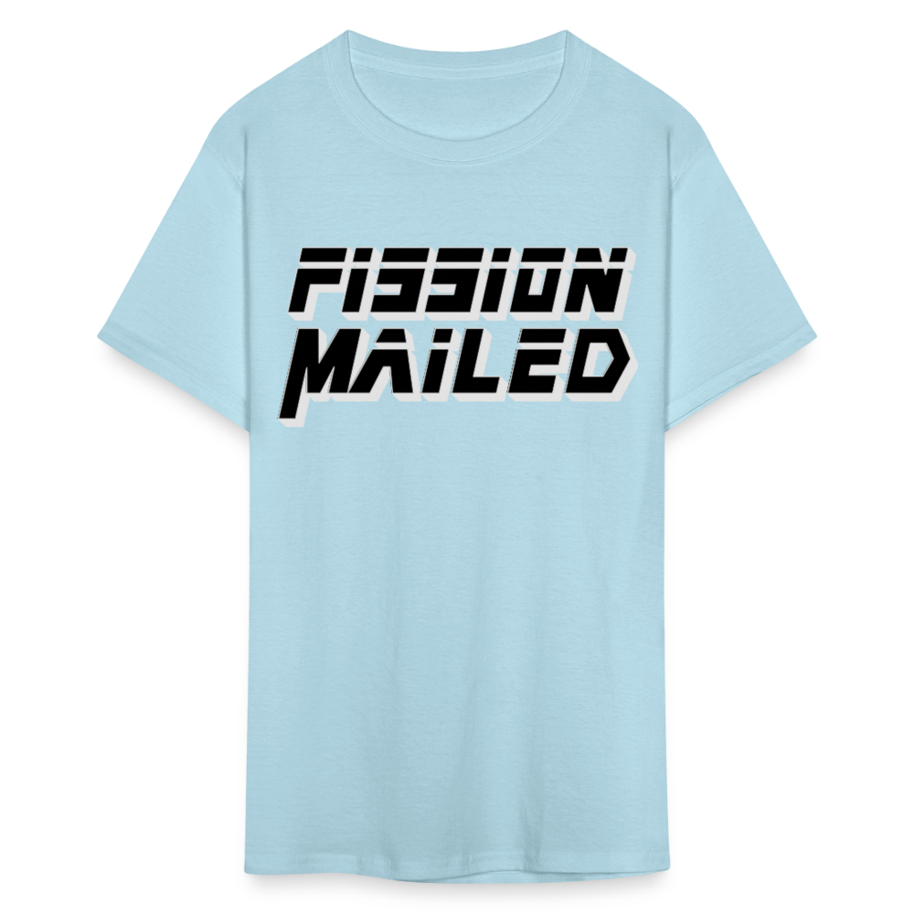 Fission Mailed Black & Gray Shadow Funny Videogame Quote & Meme Unisex Classic T-Shirt - powder blue