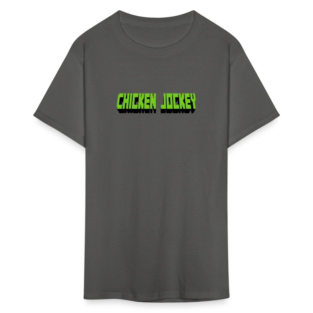 Chicken Jockey Green Unisex Classic T-Shirt - charcoal