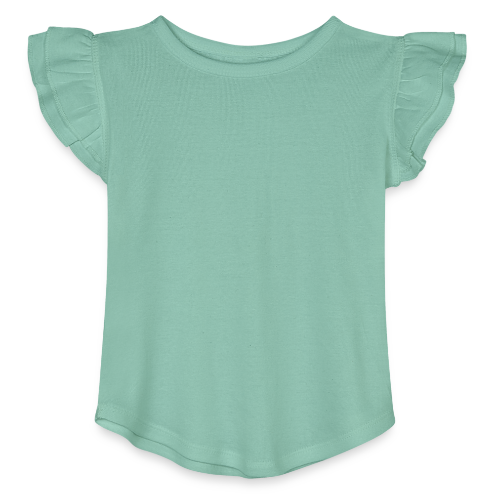 Customizable Toddler Girls Flutter T-shirt ADD YOUR OWN PHOTO, IMAGES, DESIGNS, QUOTES AND MORE - saltwater