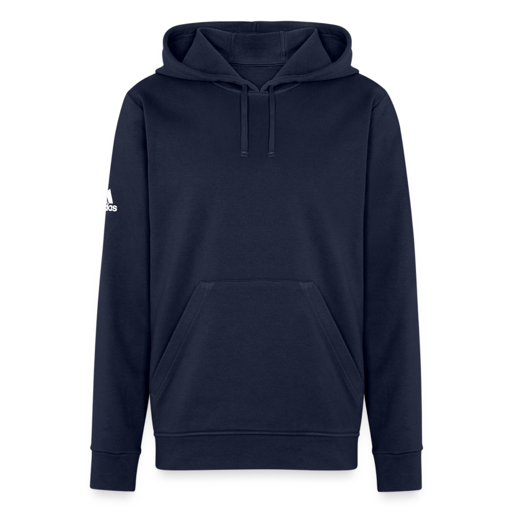 Customizable Adidas Unisex Fleece Hoodie ADD YOUR OWN PHOTO, IMAGES, DESIGNS, QUOTES AND MORE - french navy