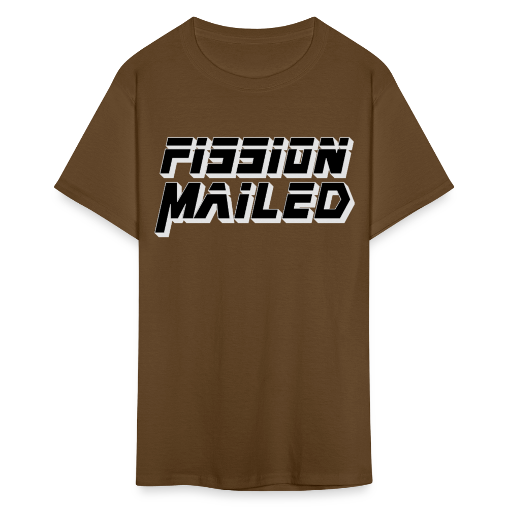 Fission Mailed Black & Gray Shadow Funny Videogame Quote & Meme Unisex Classic T-Shirt - brown