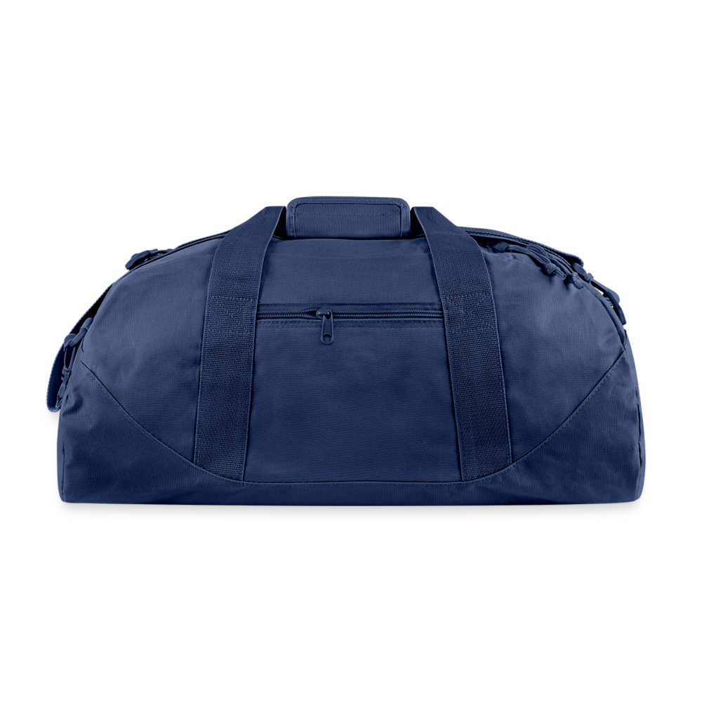 Customizable Duffel Bag ADD YOUR OWN PHOTO, IMAGES, DESIGNS, QUOTES AND MORE - navy