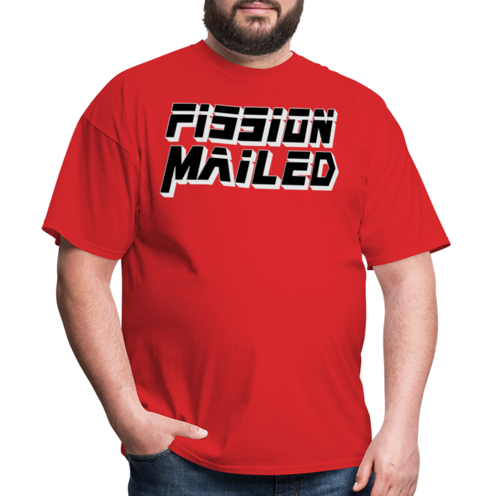 Fission Mailed Black & Gray Shadow Funny Videogame Quote & Meme Unisex Classic T-Shirt - red