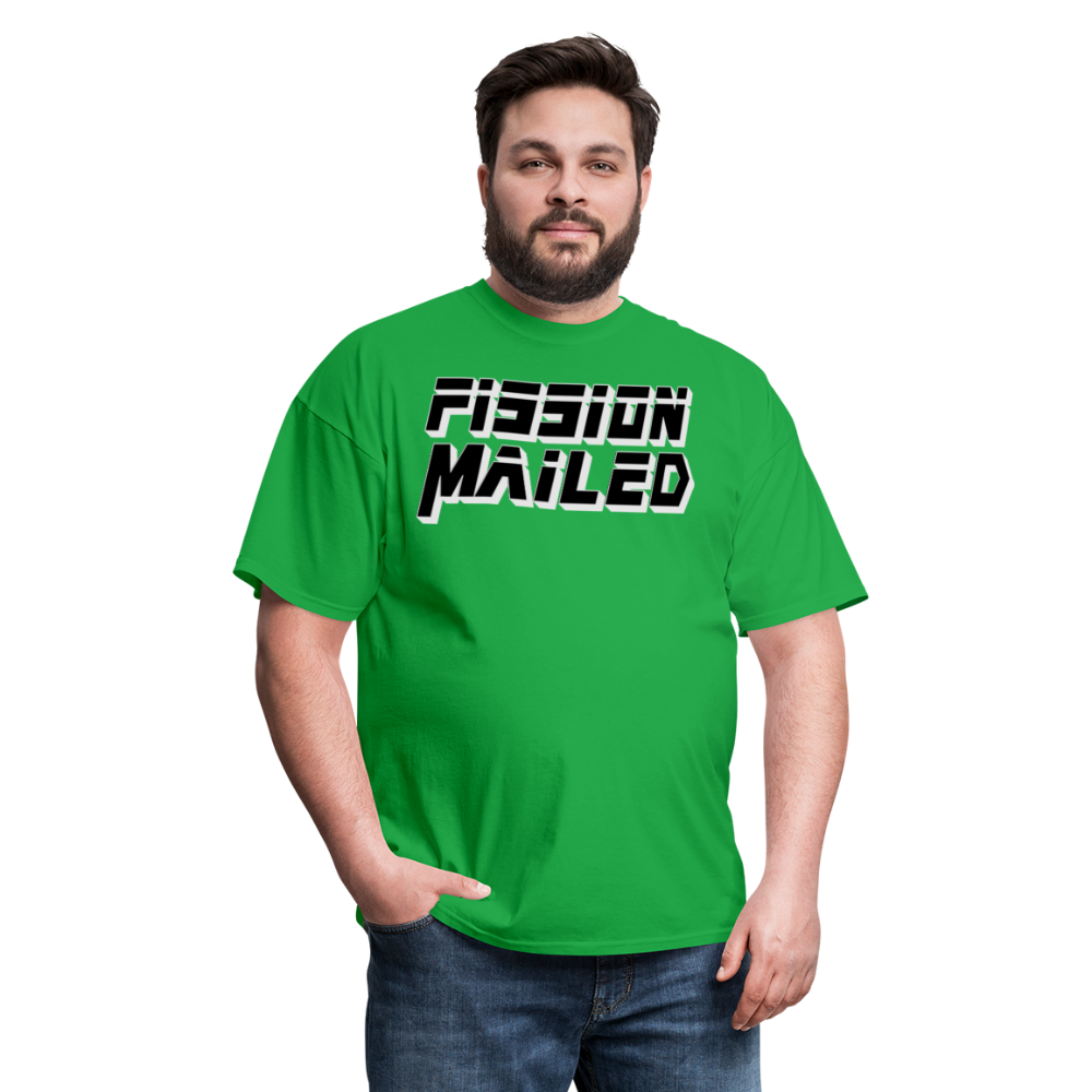 Fission Mailed Black & Gray Shadow Funny Videogame Quote & Meme Unisex Classic T-Shirt - bright green