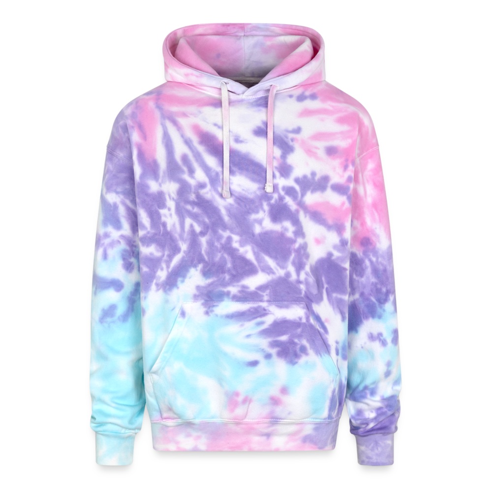 Customizable Adult Tie Dye Hoodie ADD YOUR OWN PHOTO, IMAGES, DESIGNS, QUOTES AND MORE - cotton candy