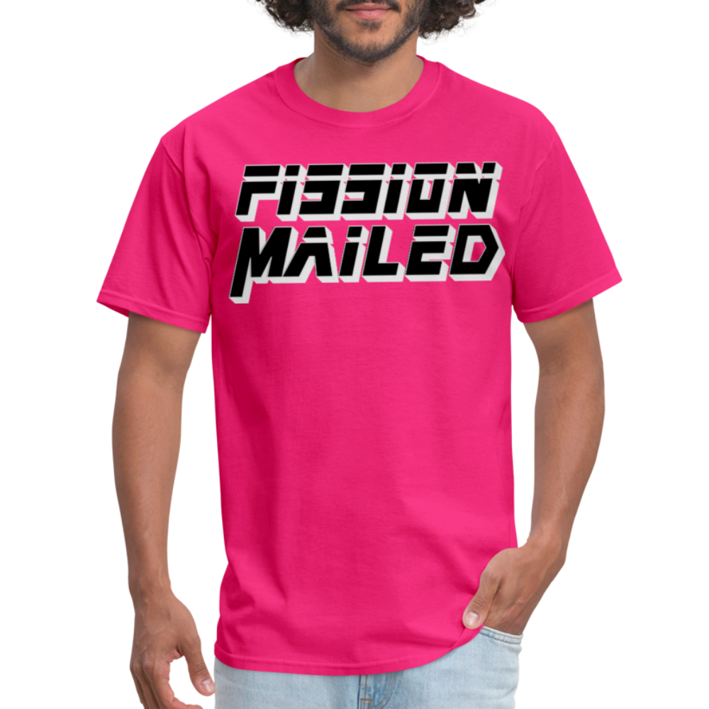 Fission Mailed Black & Gray Shadow Funny Videogame Quote & Meme Unisex Classic T-Shirt - fuchsia