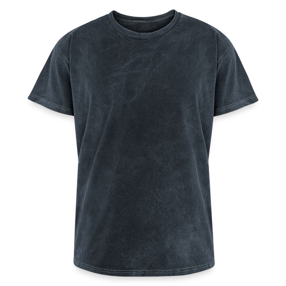 Customizable Mineral Wash T-shirt ADD YOUR OWN PHOTO, IMAGES, DESIGNS, QUOTES AND MORE - mineral navy