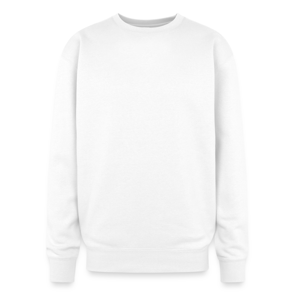 Customizable Oversized Crewneck Sweatshirt ADD YOUR OWN PHOTO, IMAGES, DESIGNS, QUOTES AND MORE - white