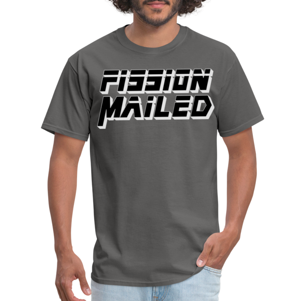 Fission Mailed Black & Gray Shadow Funny Videogame Quote & Meme Unisex Classic T-Shirt - charcoal