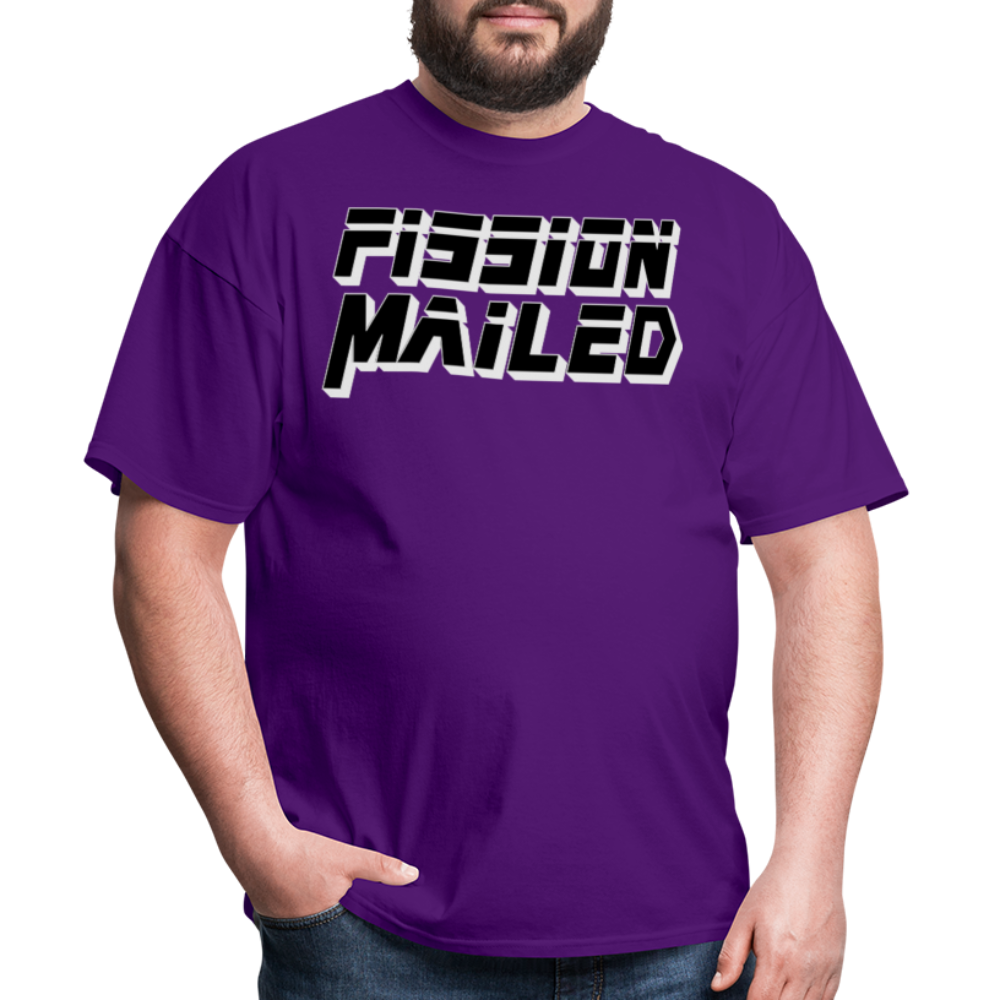 Fission Mailed Black & Gray Shadow Funny Videogame Quote & Meme Unisex Classic T-Shirt - purple