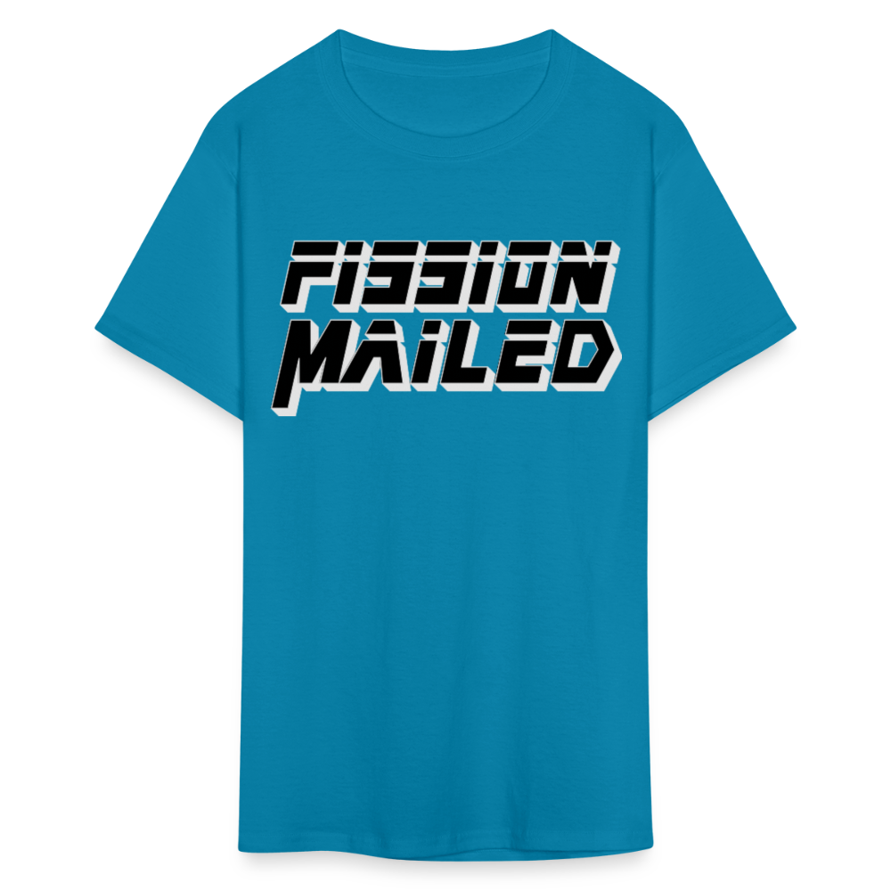 Fission Mailed Black & Gray Shadow Funny Videogame Quote & Meme Unisex Classic T-Shirt - turquoise