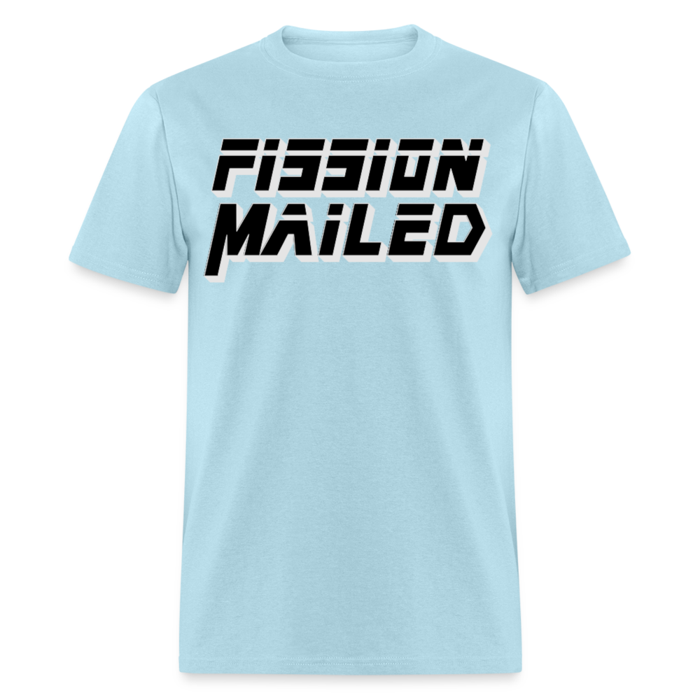 Fission Mailed Black & Gray Shadow Funny Videogame Quote & Meme Unisex Classic T-Shirt - powder blue