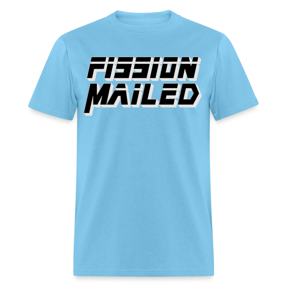 Fission Mailed Black & Gray Shadow Funny Videogame Quote & Meme Unisex Classic T-Shirt - aquatic blue