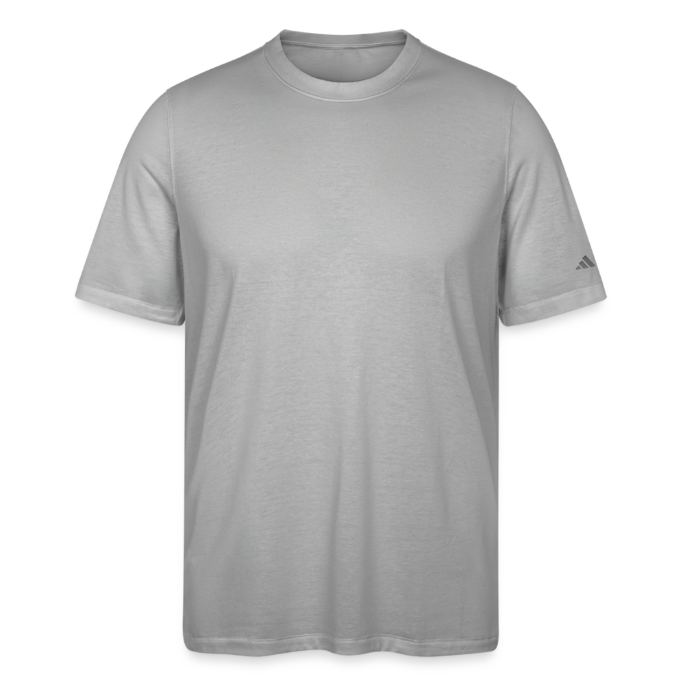 Customizable Adidas Men's Blended T-shirt ADD YOUR OWN PHOTO, IMAGES, DESIGNS, QUOTES AND MORE - gray marble