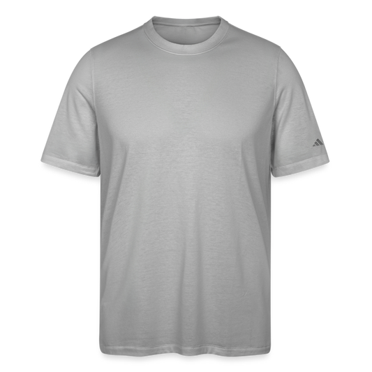 Customizable Adidas Men's Blended T-shirt ADD YOUR OWN PHOTO, IMAGES, DESIGNS, QUOTES AND MORE - gray marble