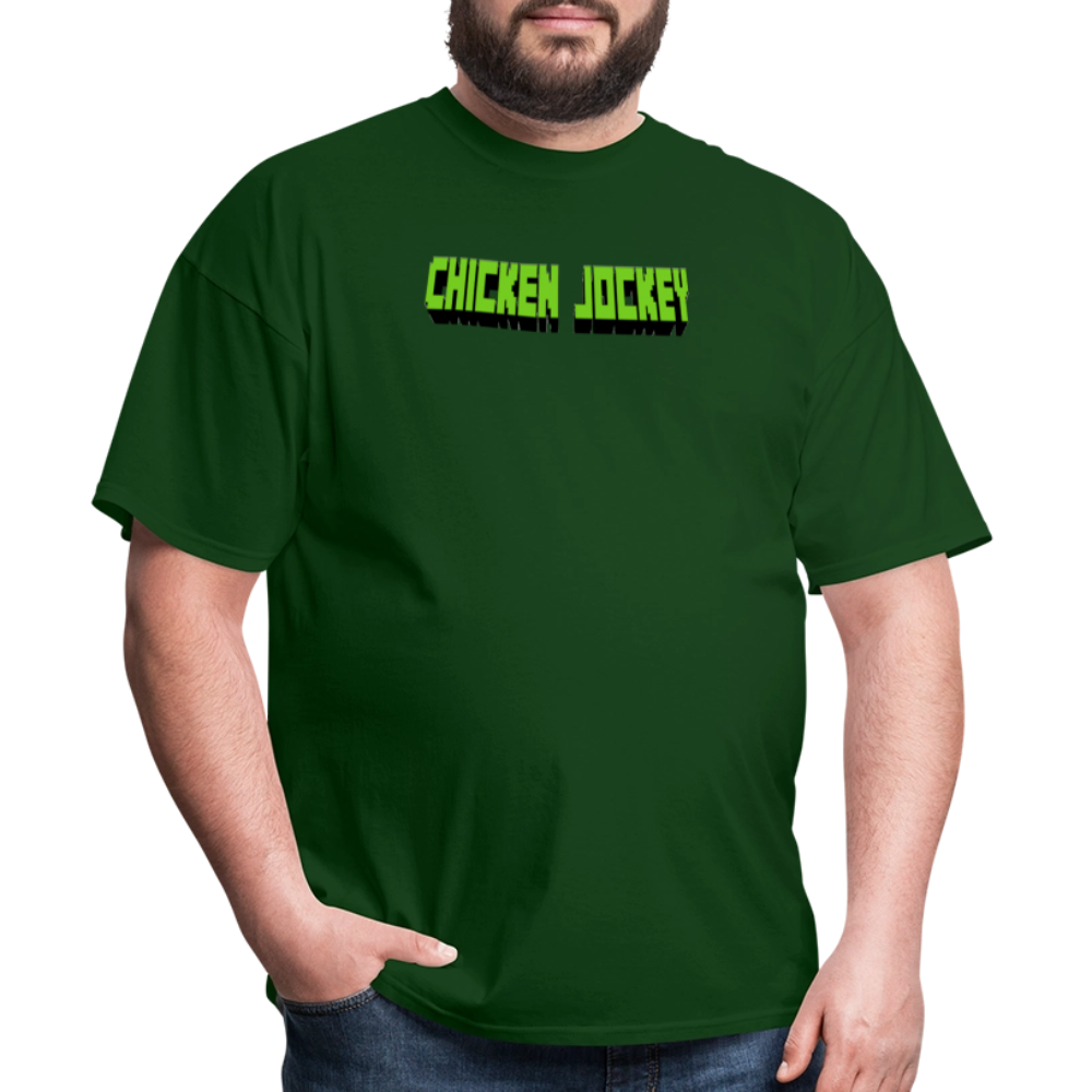 Chicken Jockey Green Unisex Classic T-Shirt - forest green