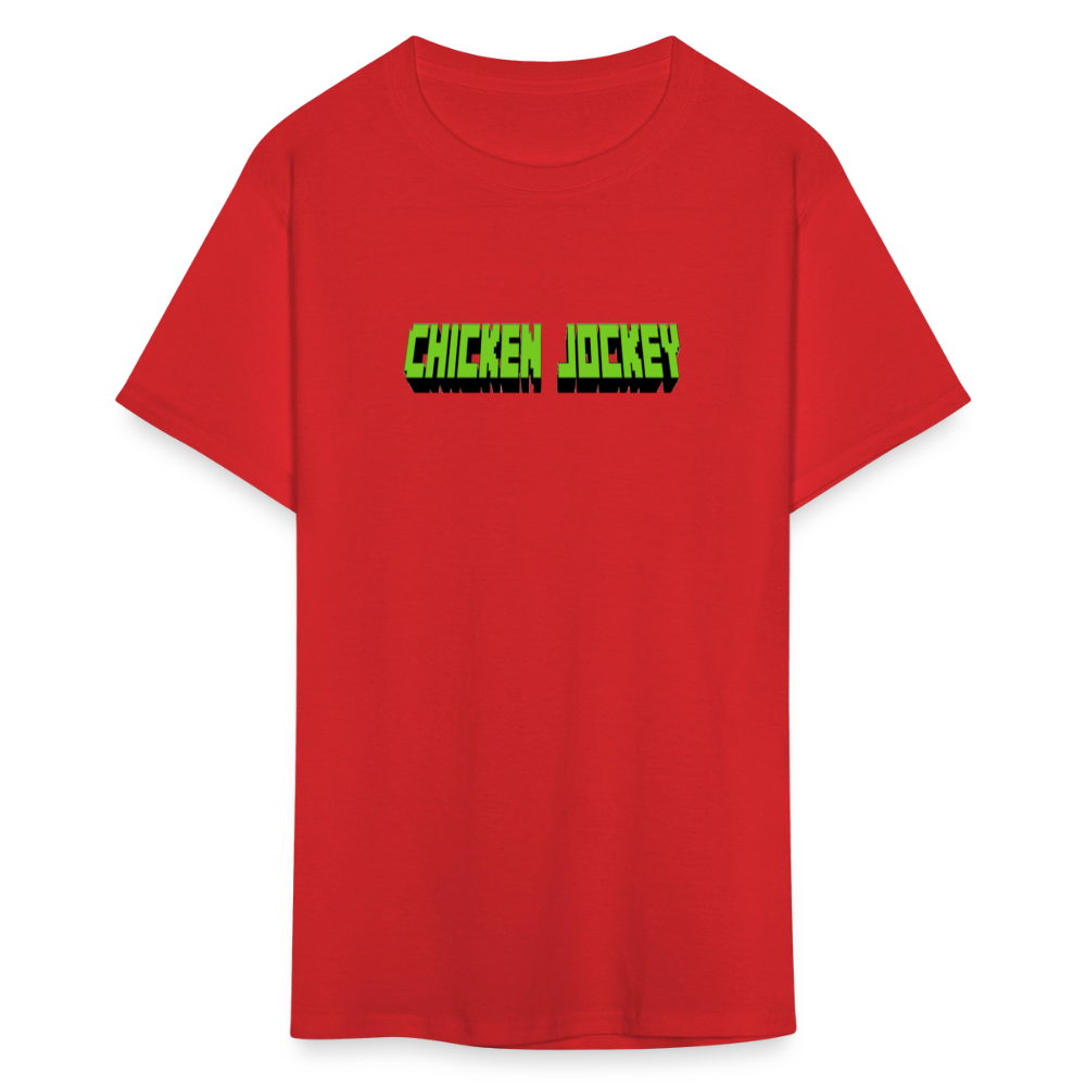 Chicken Jockey Green Unisex Classic T-Shirt - red