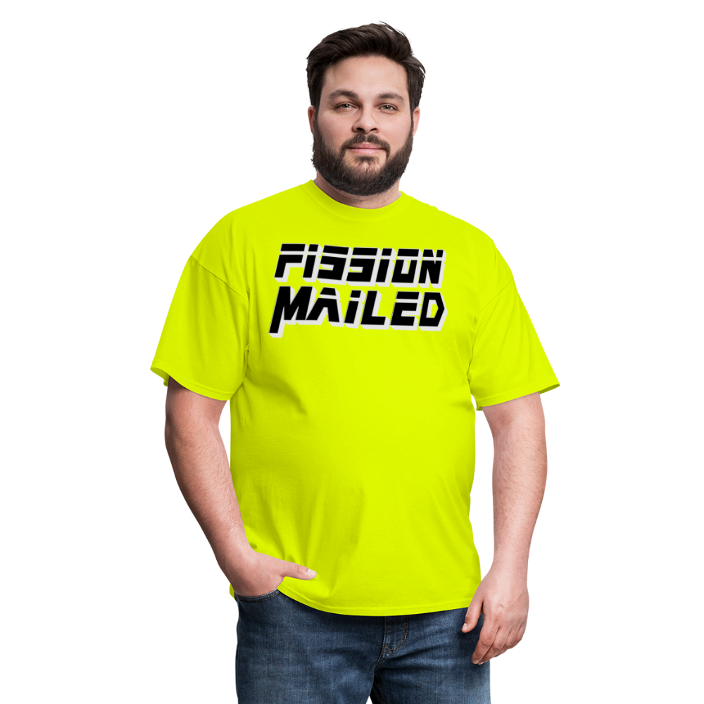 Fission Mailed Black & Gray Shadow Funny Videogame Quote & Meme Unisex Classic T-Shirt - safety green