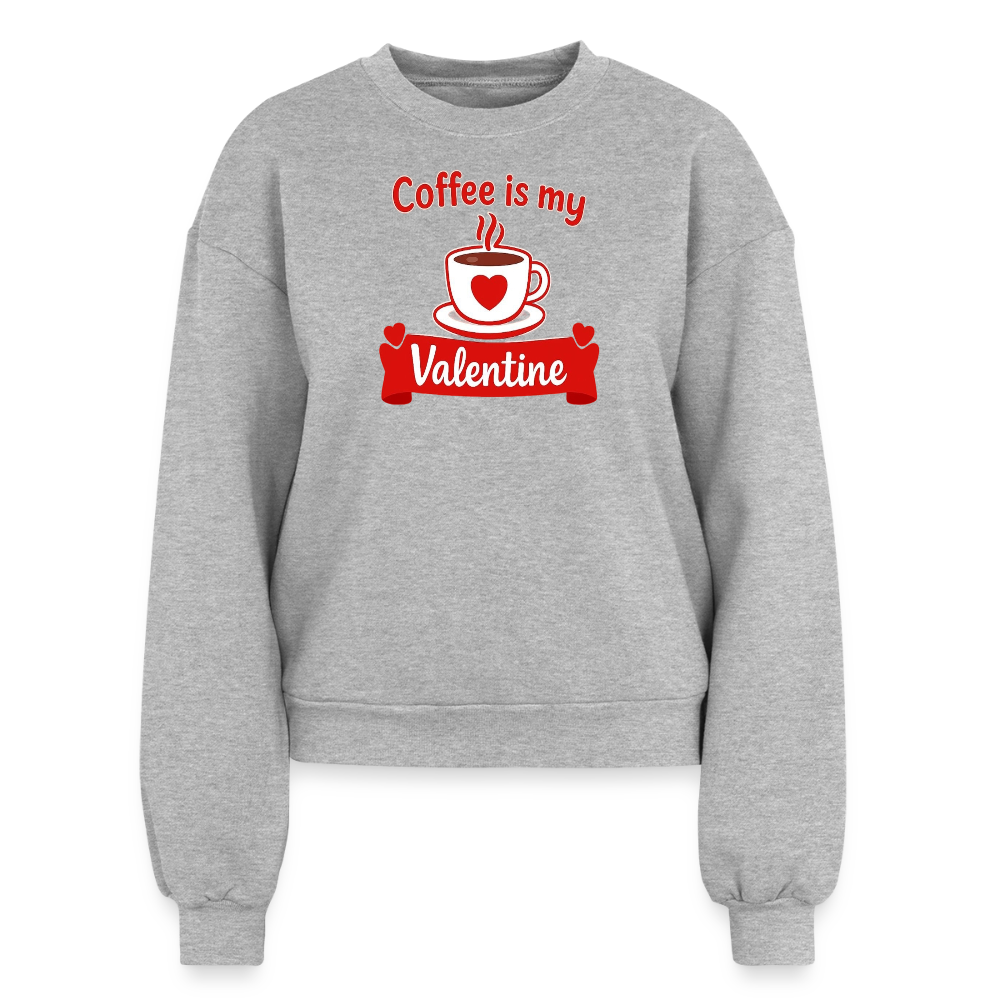 Women's Fleece Crewneck Sweatshirt - heather grey