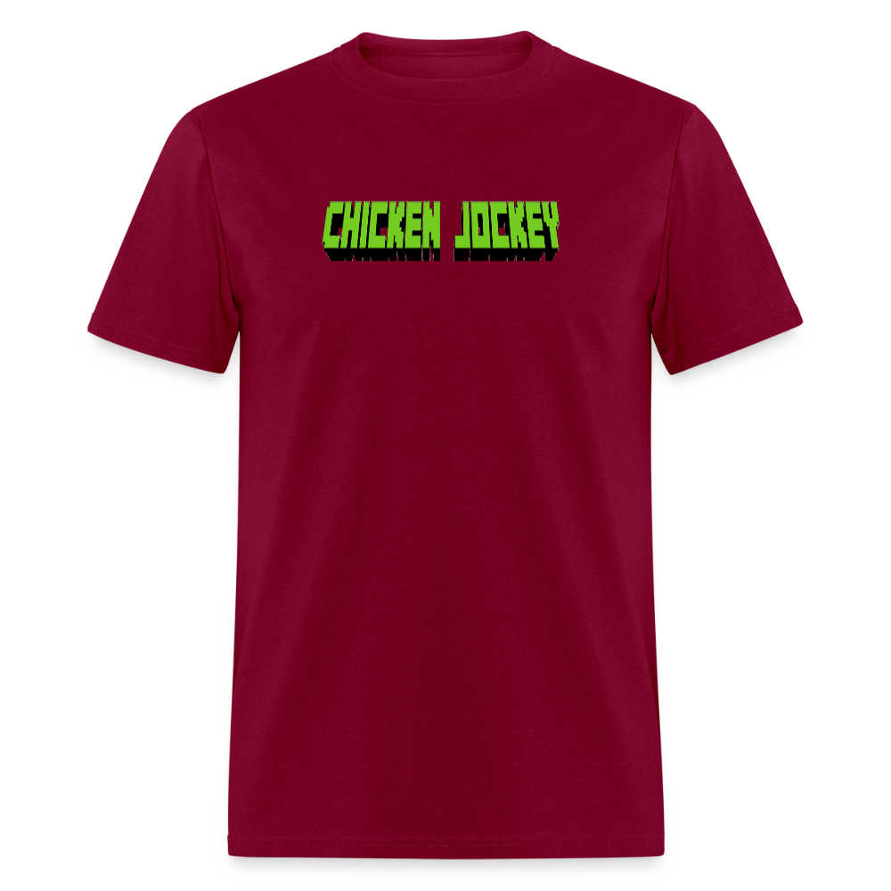 Chicken Jockey Green Unisex Classic T-Shirt - burgundy