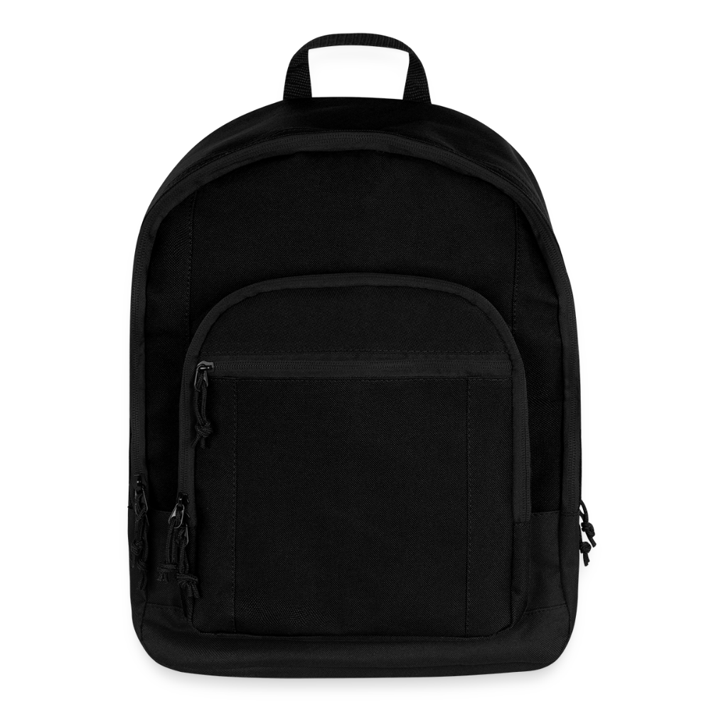 Customizable Basic Backpack ADD YOUR OWN PHOTO, IMAGES, DESIGNS, QUOTES AND MORE - black