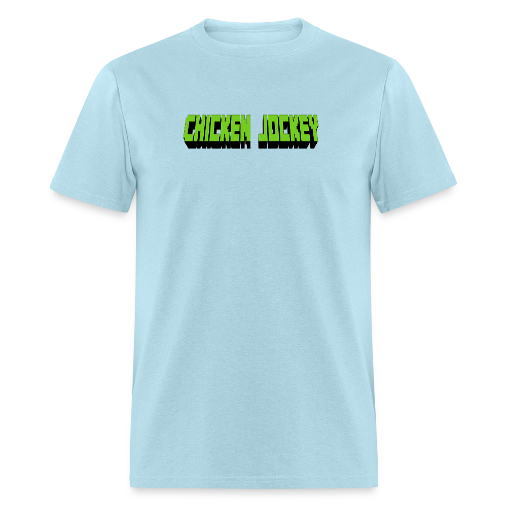 Chicken Jockey Green Unisex Classic T-Shirt - powder blue
