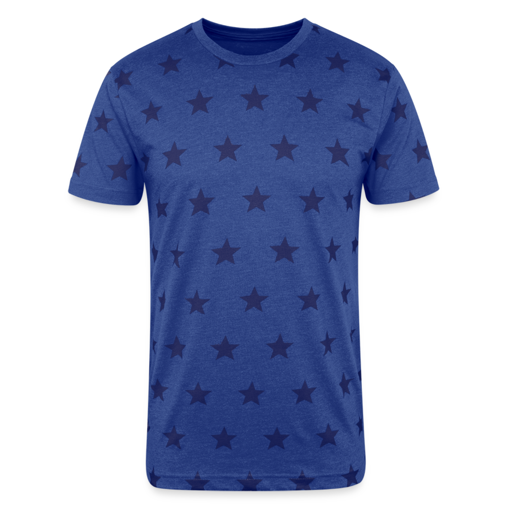 Customizable Unisex Adult Star Printed T-Shirt ADD YOUR OWN PHOTO, IMAGES, DESIGNS, QUOTES AND MORE - royal star