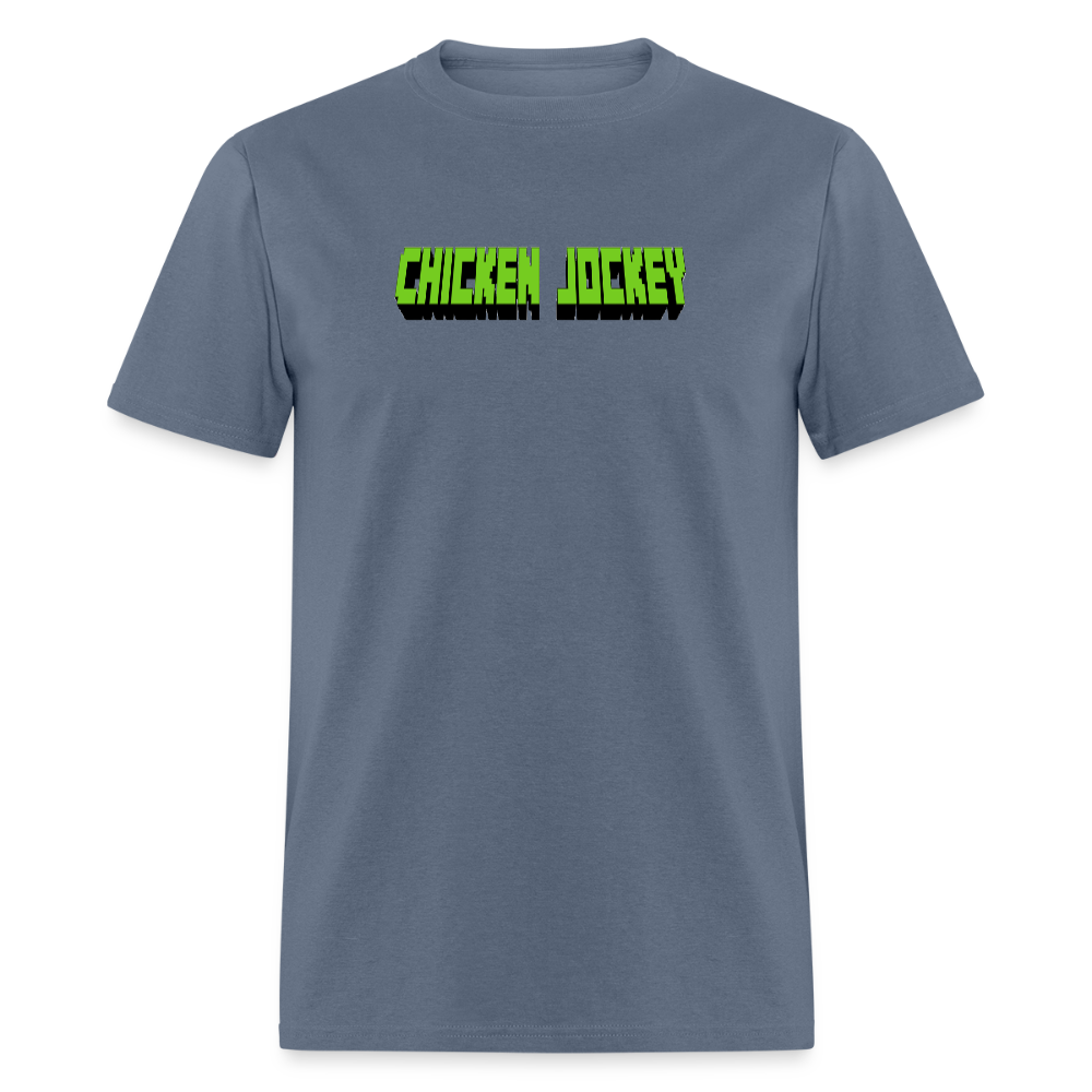 Chicken Jockey Green Unisex Classic T-Shirt - denim