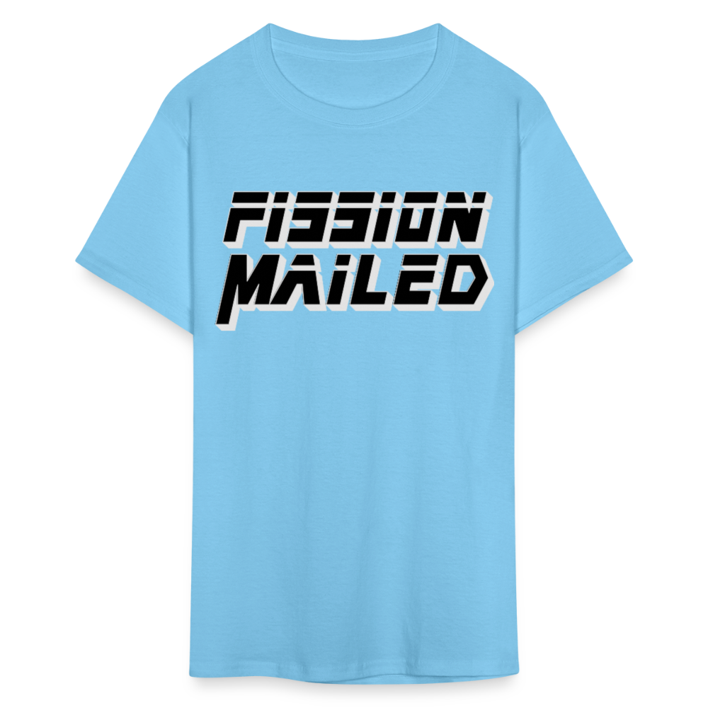 Fission Mailed Black & Gray Shadow Funny Videogame Quote & Meme Unisex Classic T-Shirt - aquatic blue