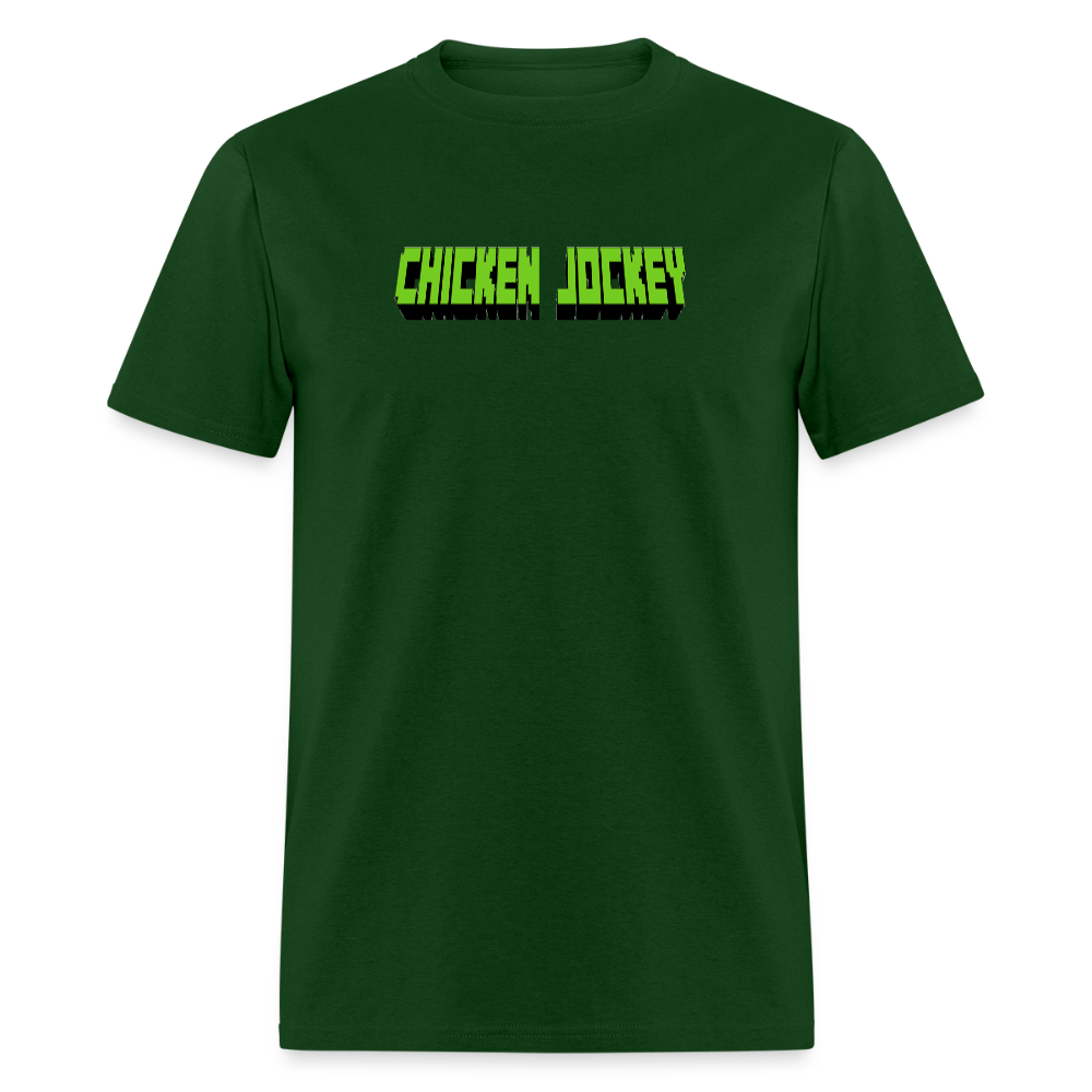Chicken Jockey Green Unisex Classic T-Shirt - forest green