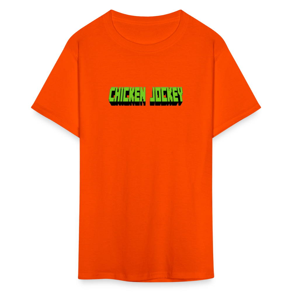 Chicken Jockey Green Unisex Classic T-Shirt - orange